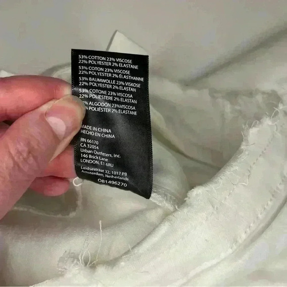 White Flare Wide Leg High-Waisted Jeans - Picture 7 of 9